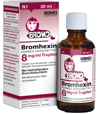 BROMHEXIN Hermes Arzneimittel 8 mg/ml Tropfen