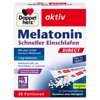 DOPPELHERZ Melatonin DIRECT Schneller Einschlafen